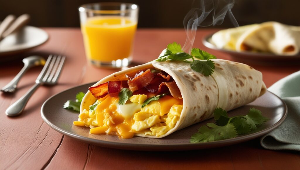 Delicious Breakfast Burritos