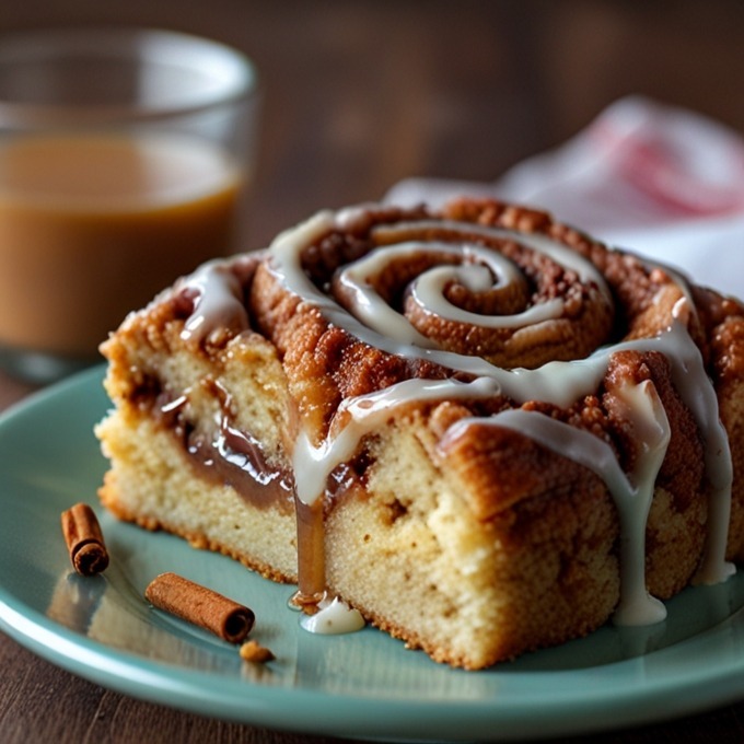 Cinnamon-Spiced Roll Coffee Cake