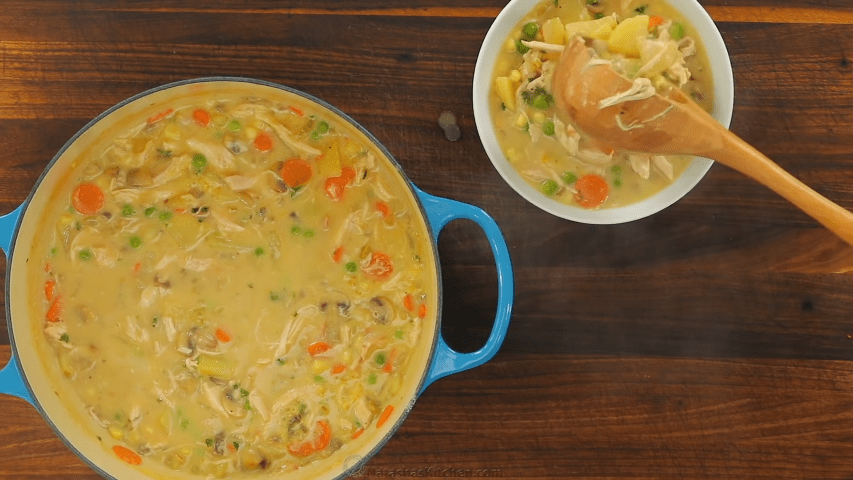 CHICKEN POT PIE SOUP