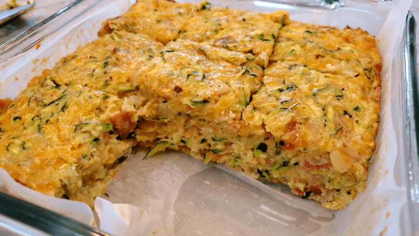 Zucchini slice