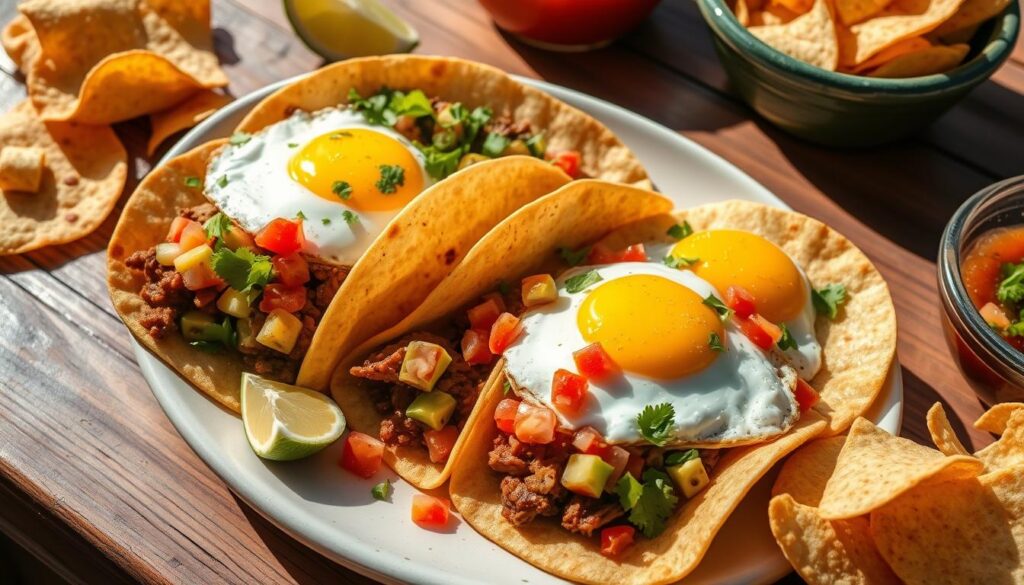 Carnitas Breakfast with Fried Eggs Recipe